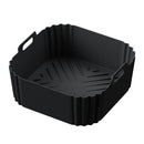 Forro de Silicone Reutilizável para Air Fryer 22,5cm – Cesto Antiaderente para Fritadeiras de 5 a 8QT
