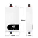 Banho com Água Quente na Hora: Aquecedor Elétrico Portátil 220V/5500W para Banheiro, Cozinha e Chuveiro| TAVARES HOME