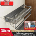 Organize Tudo com Prateleira de Alumínio para Temperos na Parede — Resistente a Ferrugem e Umidade (Para Banheiro e Cozinha) | TAVARES HOME