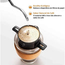 Filtro de Café Portátil Dobrável e Reutilizável para Coagem