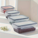 Kit 8 Potes Herméticos BPA Free com Tampa de Trava para Cozinha