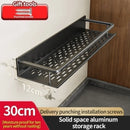 Organize Tudo com Prateleira de Alumínio para Temperos na Parede — Resistente a Ferrugem e Umidade (Para Banheiro e Cozinha) | TAVARES HOME