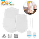 Saco de silicone reutilizável para misturar e sovar massas de pão, pizza e confeitaria, proporcionando preparo limpo e prático na cozinha.