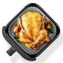 Forro de Silicone Reutilizável para Air Fryer 22,5cm – Cesto Antiaderente para Fritadeiras de 5 a 8QT