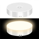 Luminária LED com Sensor de Movimento PIR Recarregável USB – Luz Noturna Sem Fio para Armários, Escadas e Corredores