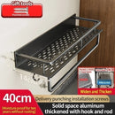 Organize Tudo com Prateleira de Alumínio para Temperos na Parede — Resistente a Ferrugem e Umidade (Para Banheiro e Cozinha) | TAVARES HOME