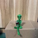 Estátua Decorativa Alien — Tema Ficção Científica para Mesinha, Estante e Adega | Presente Criativo | TAVARES HOME