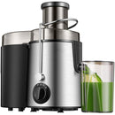 Centrífuga para Sucos em Aço Inox — 800W Potente, Easy to Clean | Entrada Grande “Big Mouth” para Frutas e Vegetais | TAVARES HOME