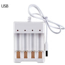 Carregador de Pilhas AA e AAA Ni-MH Ni-CD 2 ou 4 Slots Bivolt 110V 220V