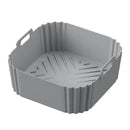 Forro de Silicone Reutilizável para Air Fryer 22,5cm – Cesto Antiaderente para Fritadeiras de 5 a 8QT