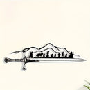 Quadro Metal Decorativo O Senhor dos Anéis – Arte de Parede Frodo e Sam | The Fellowship of the Ring