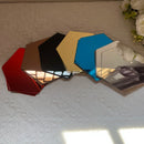 Espelho Decorativo Adesivo Hexagonal 3D Acrílico Autocolante para Parede Kit com 6 ou 12 Peças