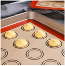 Tapete de silicone culinário 42x30cm resistente ao calor para uso no forno e preparo de receitas
