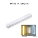 Luminária LED com Sensor de Movimento Recarregável USB e Fixação Magnética