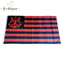 Bandeira do Clube de Regatas do Flamengo tamanho 90x150cm para decoração de quartos, salas, eventos esportivos e ambientes de torcedores