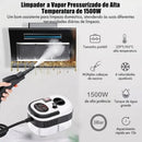 Limpador a Vapor Portátil de Mão com Alta Temperatura e Escovas