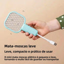 Lâmpada Mata-Mosquitos USB com Luz Roxa e Armadilha Elétrica Portátil