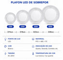 Plafon LED Circular Moderno com Cristais — Luz Para Sala e Quarto (AC85–256V) | TAVARES HOME