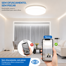 Plafon LED Redondo Moderna — Luz Decorativa 18/24/36/48W para Sala, Quarto e Cozinha | TAVARES HOME
