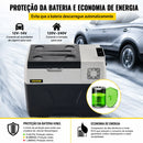 Mini Geladeira/Freezer Portátil com Compressor 30/40/50L — 220V Para Carro, Camping e Picnic | SucceBuy | TAVARES HOME